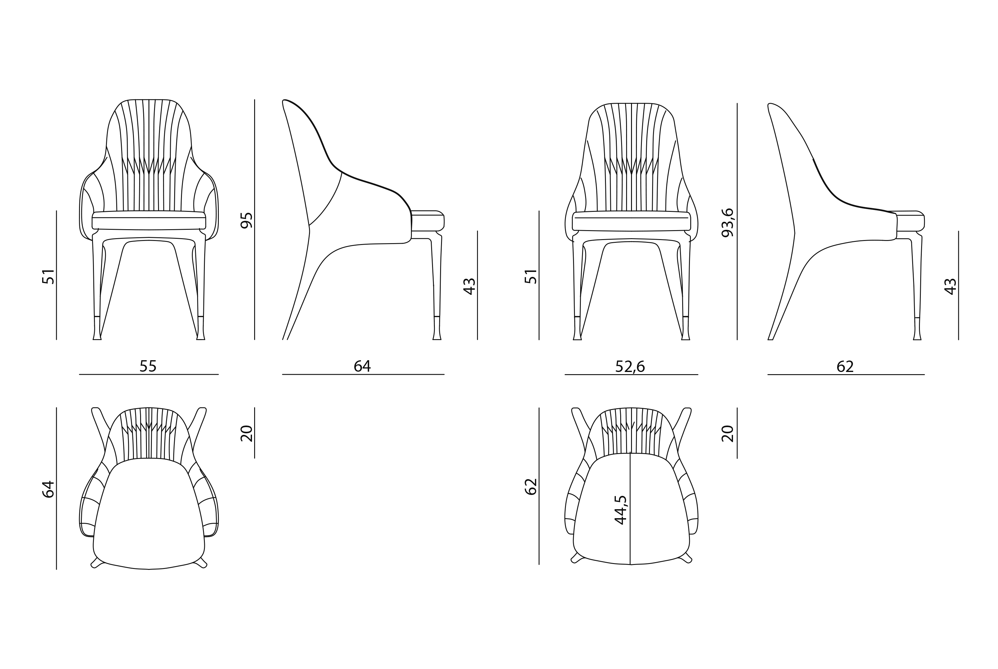 Palmyra Стул Visionnaire  - Вид №5