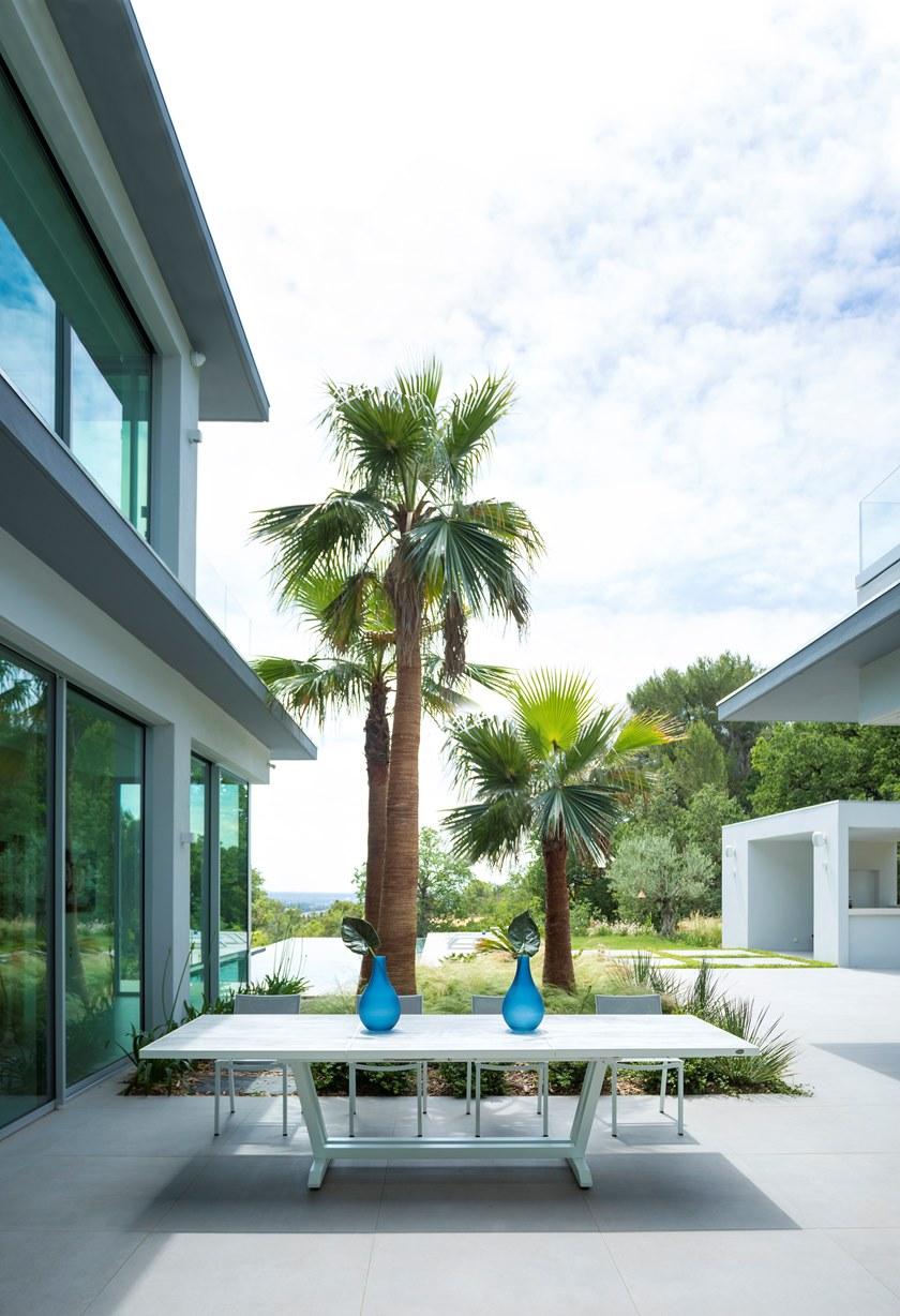 Les jardins Прямоугольный раздвижной садовый стол из hpl Amaka sun-id-1365472 - Вид №6