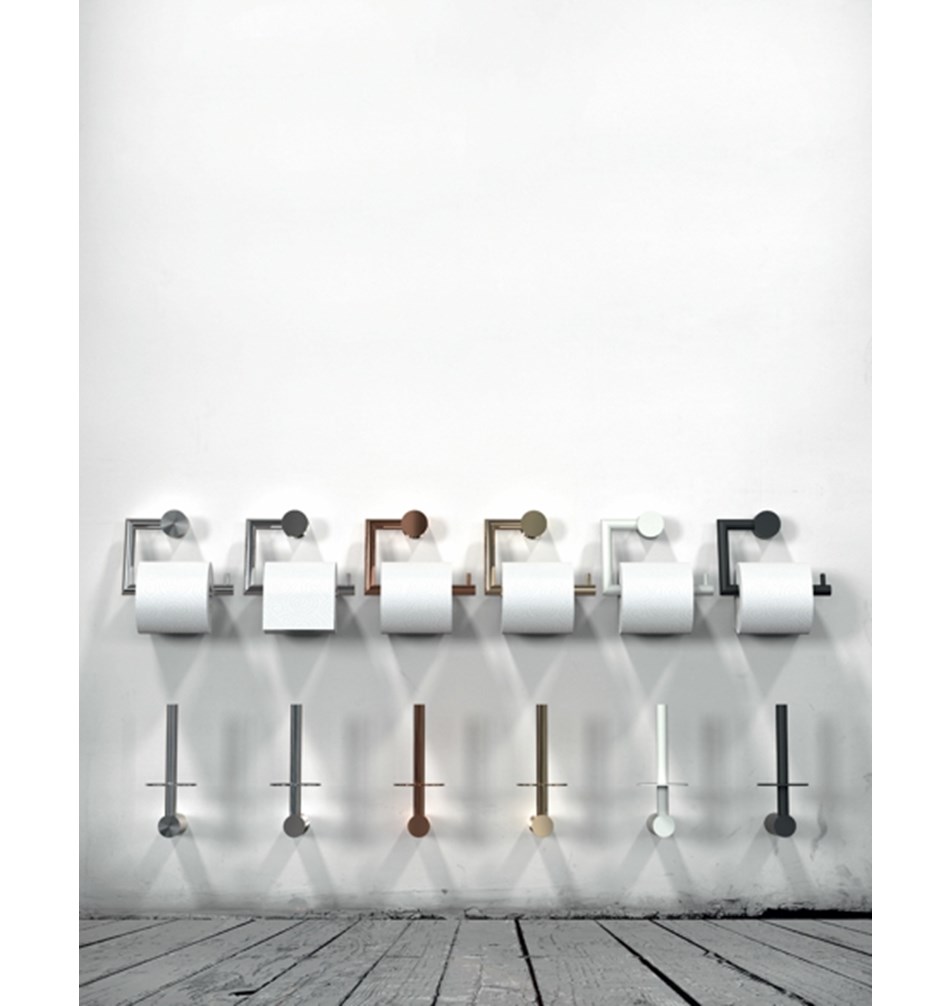 FROST Держатель туалетной бумаги 1 » полированный Нержавеющая сталь Полированный O1909  - Вид №4