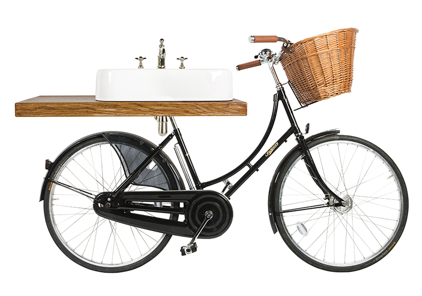 Burlington Велосипед Pashley с раковиной и краном 600 мм (полка в комплект не входит) bicy1 