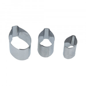 00004 Вырубка 3 шт Листик 2.2х1.8; 3.2х2; 4.2х2.7 AFD-