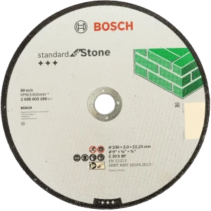 Диск отрезной по камню и кермамике тип 41 Bosch Professional 2608603180 230x22.2x3 мм 82101708 STLM-2070296