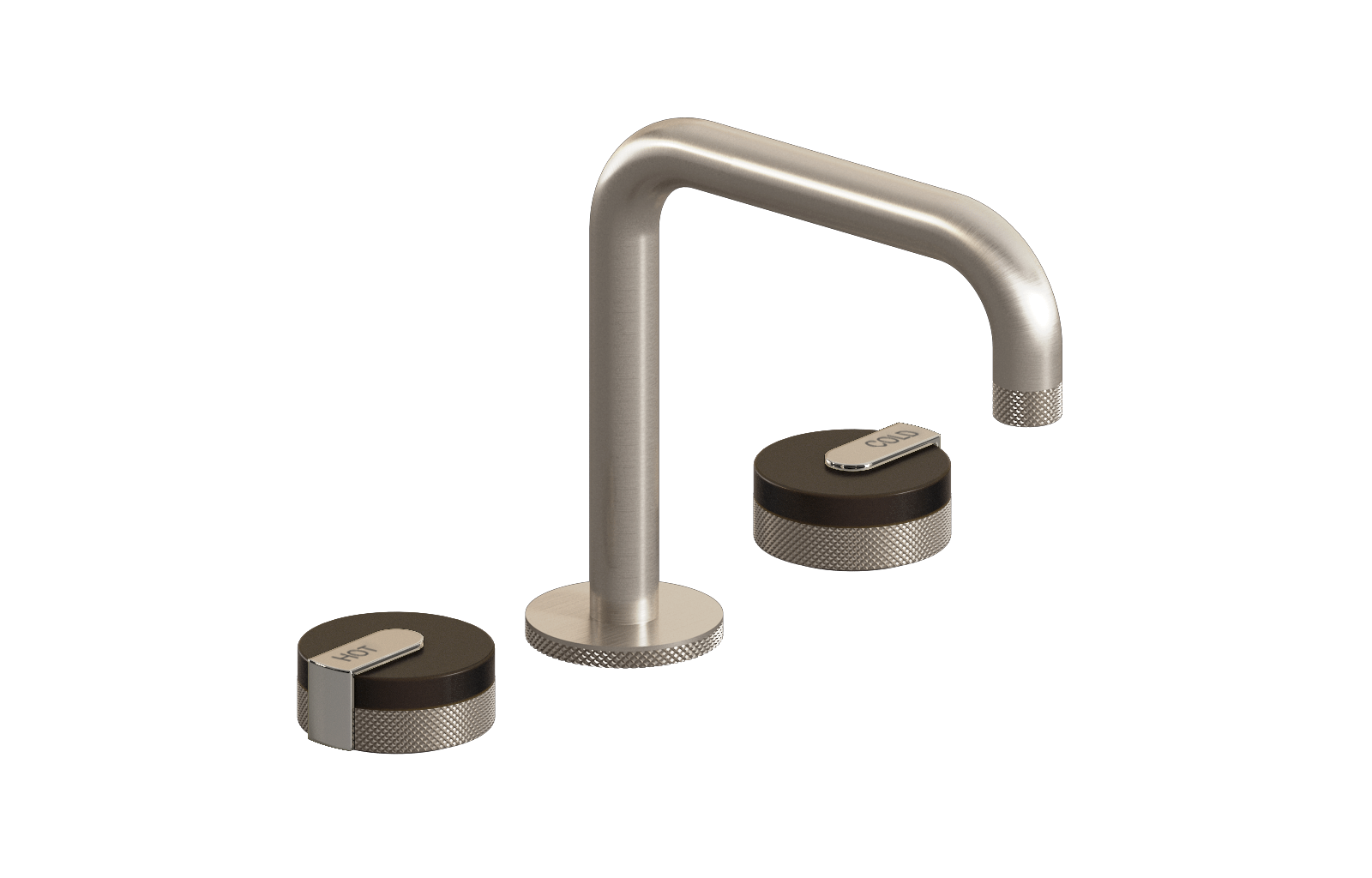 E-11511-R1OB-L1PN-BNi Смеситель для умывальника на 3 отвертия GRAFF MOD+