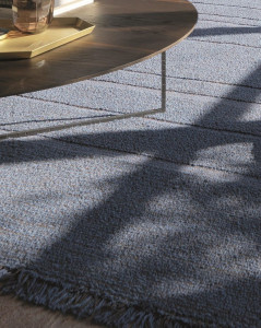 Шерстяной прямоугольный однотонный ковер