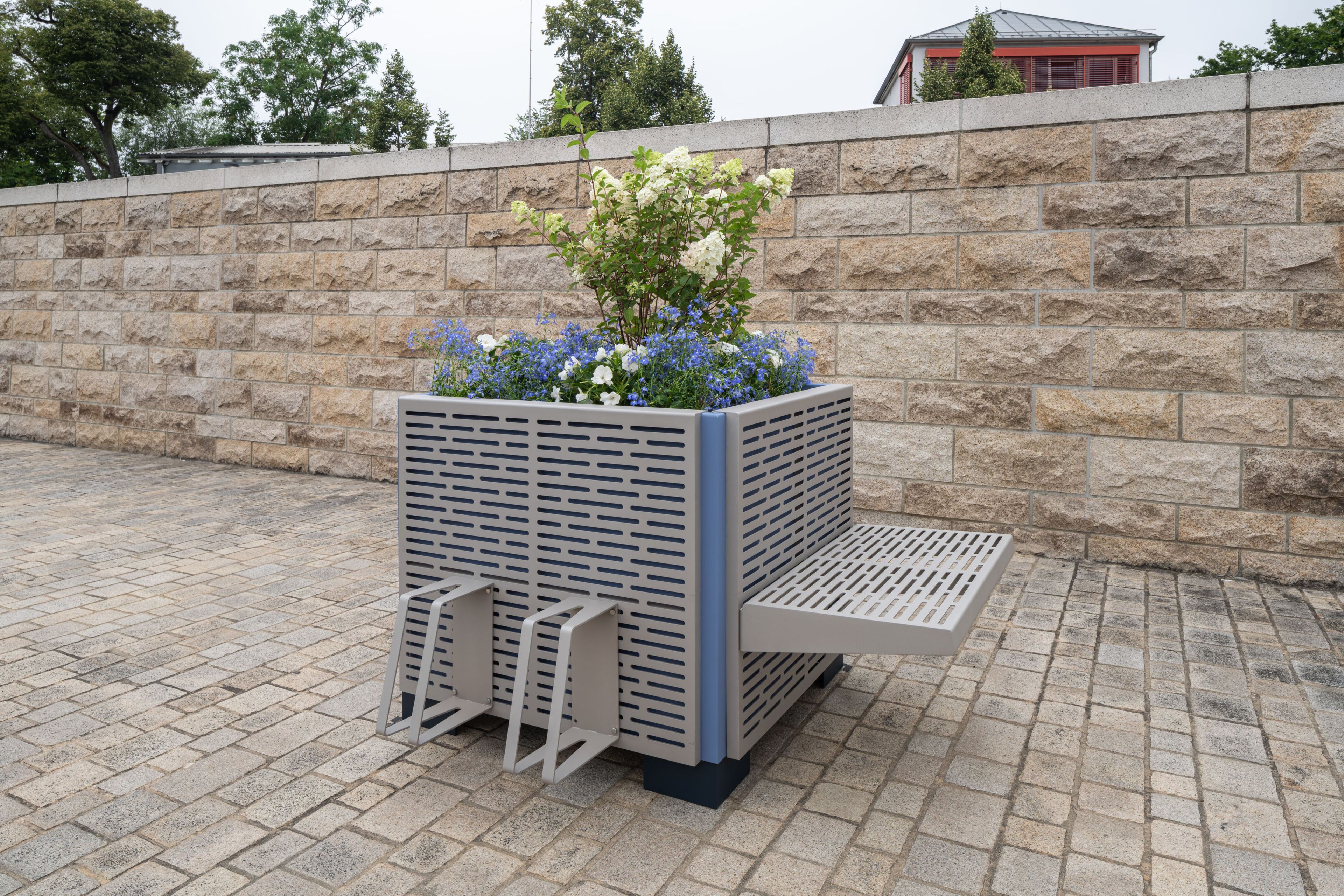 Плантатор / скамейка из нержавеющей стали BENKERT BANKE ARCH-00121440 - Вид №1