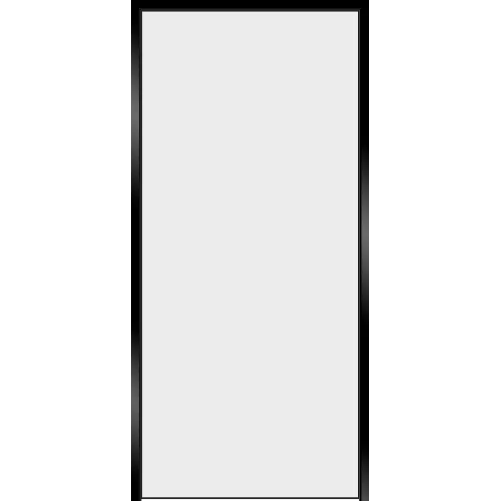 Дверь межкомнатная глухая обратного открывания с замком комплекте Invisible 90x200 см цвет белый левый 89383001 STLM-2112609 VELLDORIS 