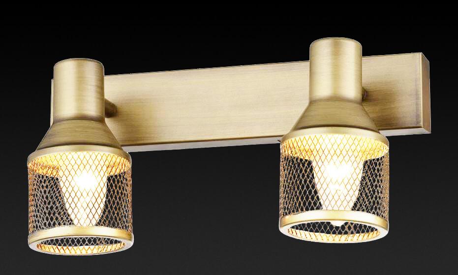 Спот настенный на 2 лампы бронзовый Silvia TL3750Y-02AB TOPLIGHT SILVIA 00-3926406 Бронза - Вид №1