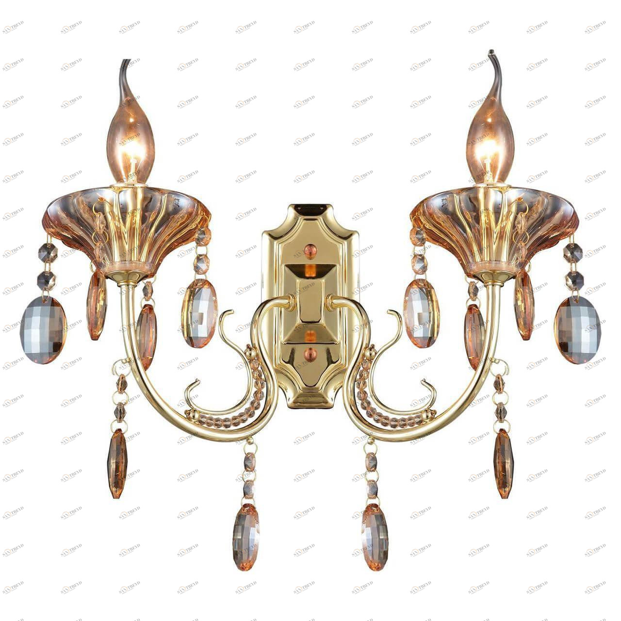 Бра настенное золотистое Toplight Yolanda TL7210B-02GD TOPLIGHT СВЕЧА 00-3931146 Золото 