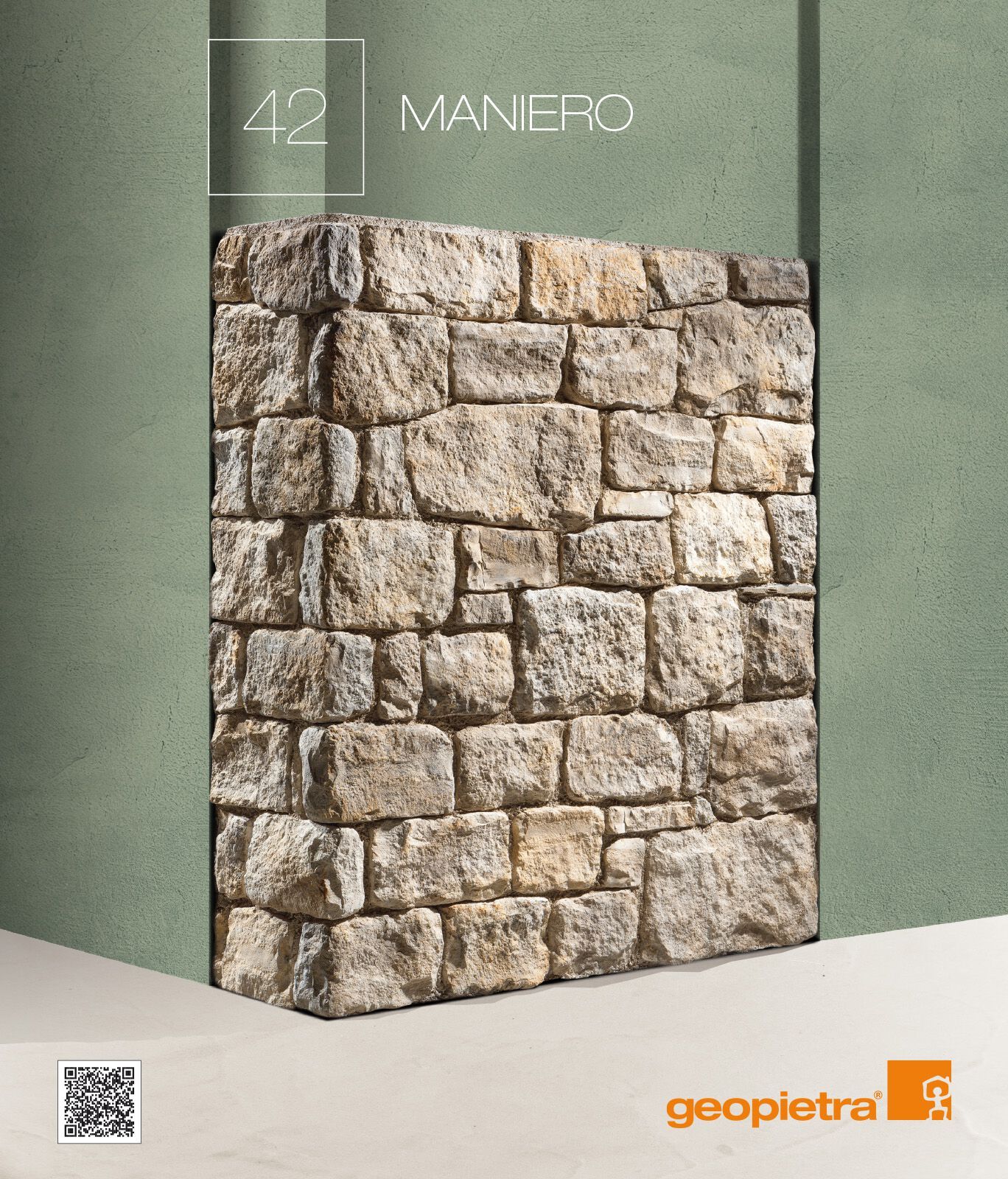 Реконструированная каменная облицовка GEOPIETRA® квадратный профиль ARCH-00037703 - Вид №1