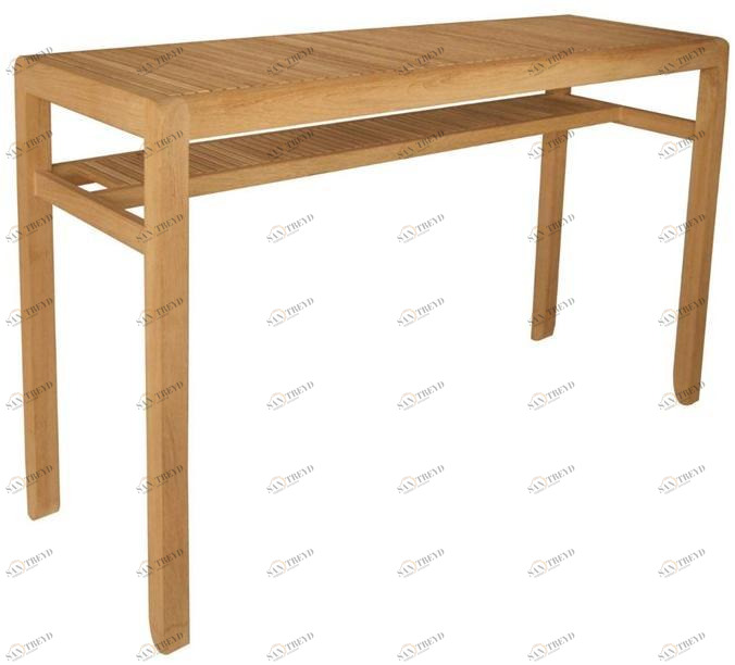 MOBIKA GARDEN Прямоугольный высокий садовый стол из тика Saki sun-id-1469993