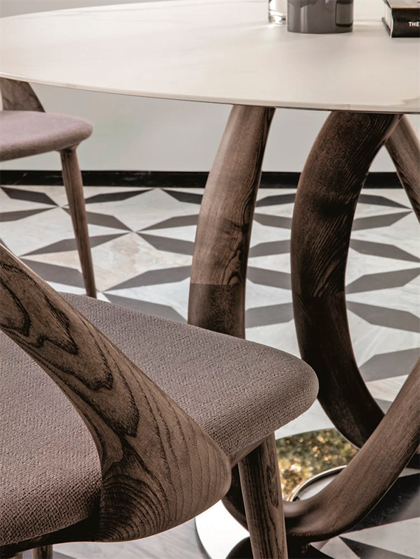 Стол  PORADA INFINITY TAVOLO TONDO ROCK  - Вид №1