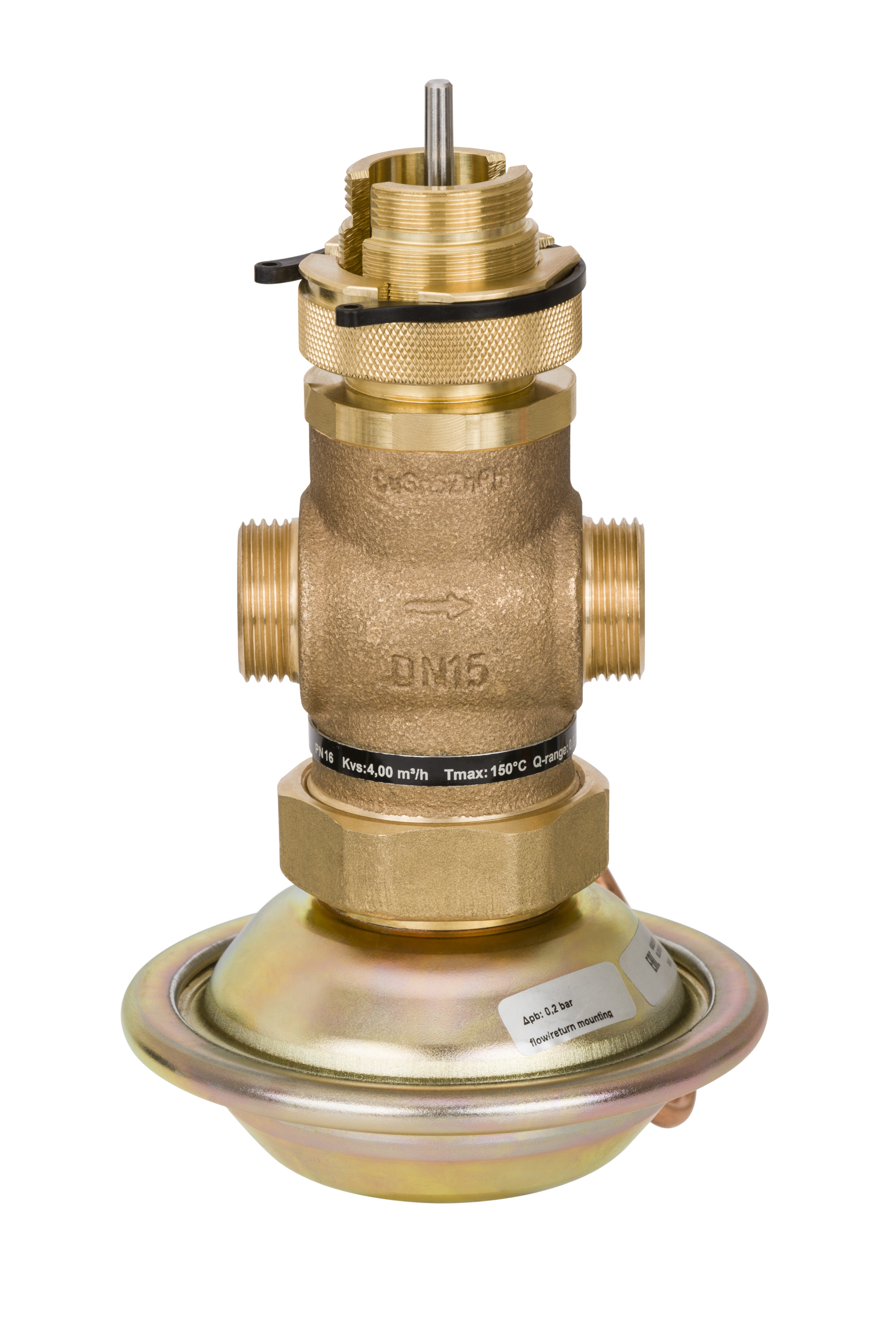 Danfoss Клапан регулирующий комбинированный AVQM с наружной резьбой или фланцевый Комб. р-рAVQM PN16 20/6,3//0,2/резьб. 003H6738  - Вид №11