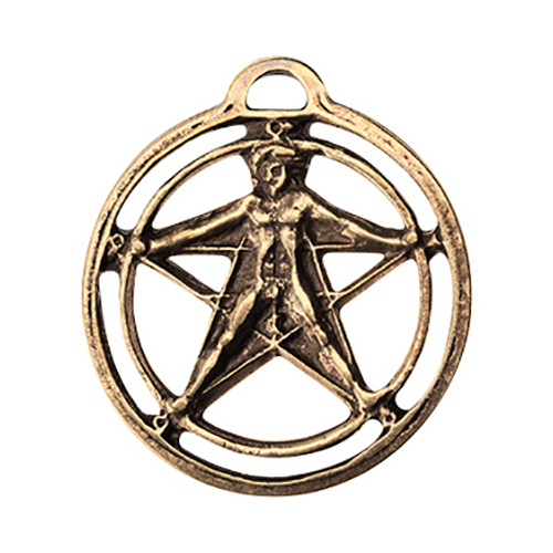 09033 Амулет защитный №1, латунь "Пентаграмма Агриппы" Giftman 