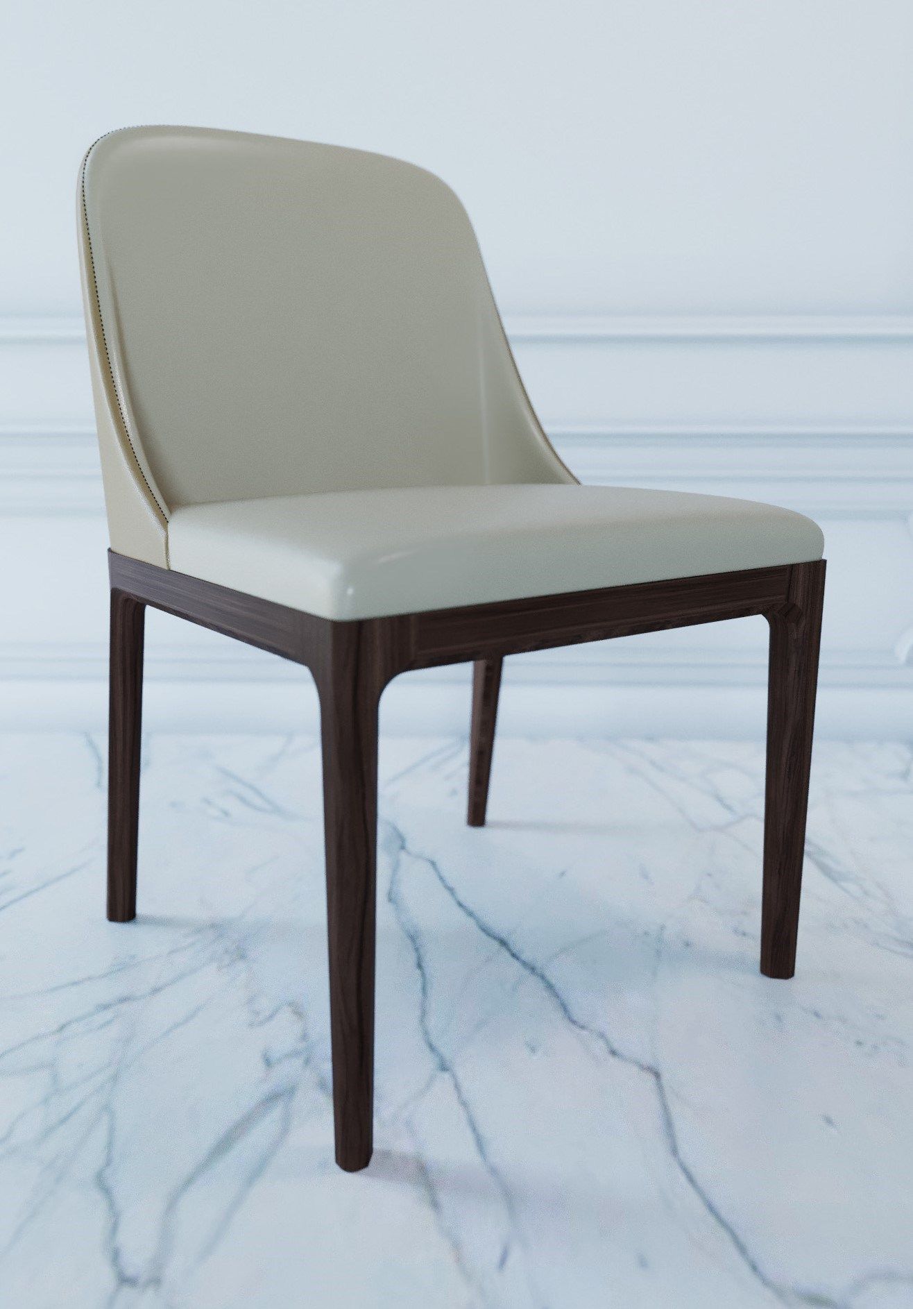 Мягкий стул из ясеня Morelato ARCH-00130501 - Вид №8