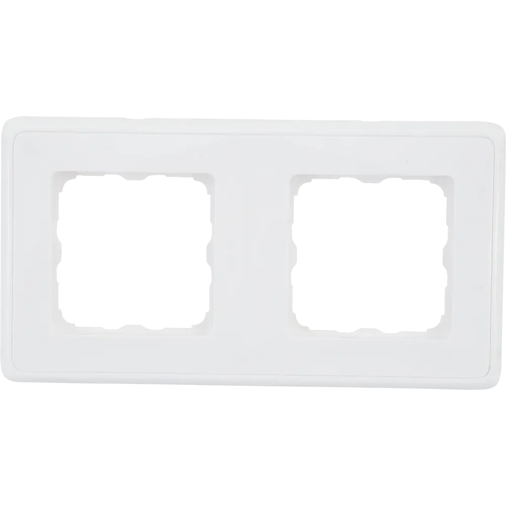 Рамка для розеток и выключателей Legrand Cariva 2 поста, цвет белый STLM-2063199