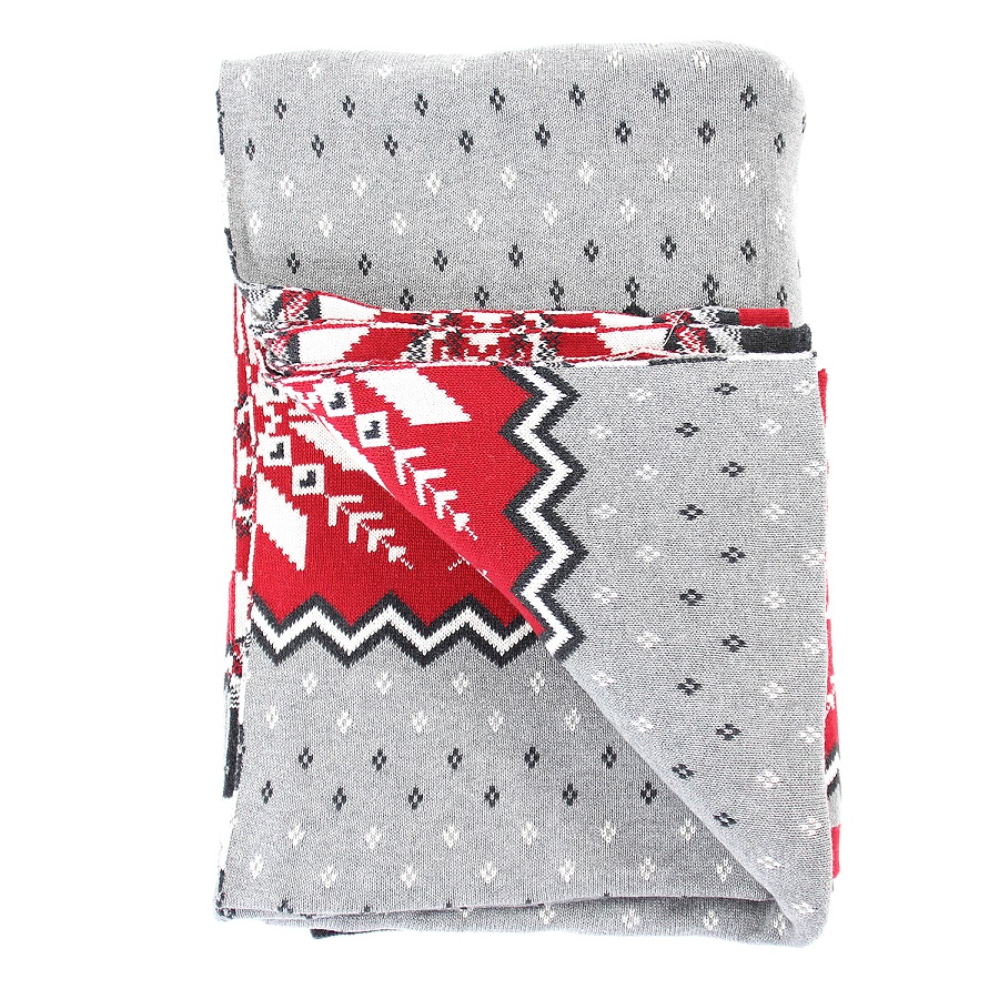 en_ny0058 Плед с орнаментом christmas story, 130х180 см EnjoyMe  - Вид №1