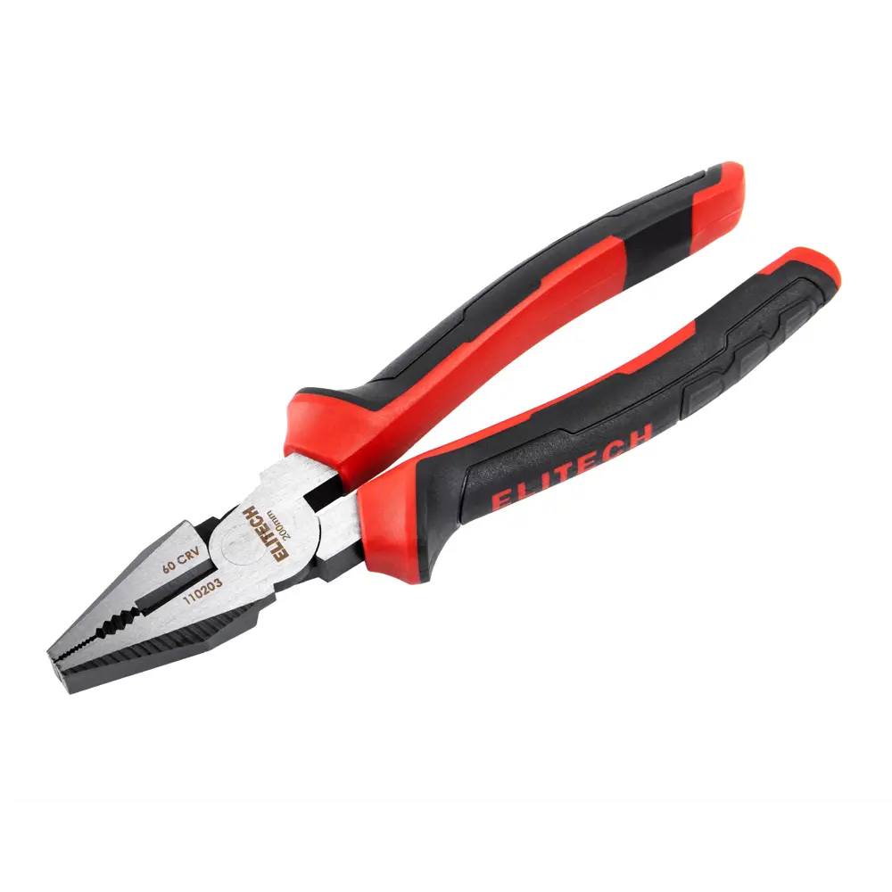 Комбинированные плоскогубцы Elitech 200 мм для электромонтажных работ 89407168 STLM-1570508