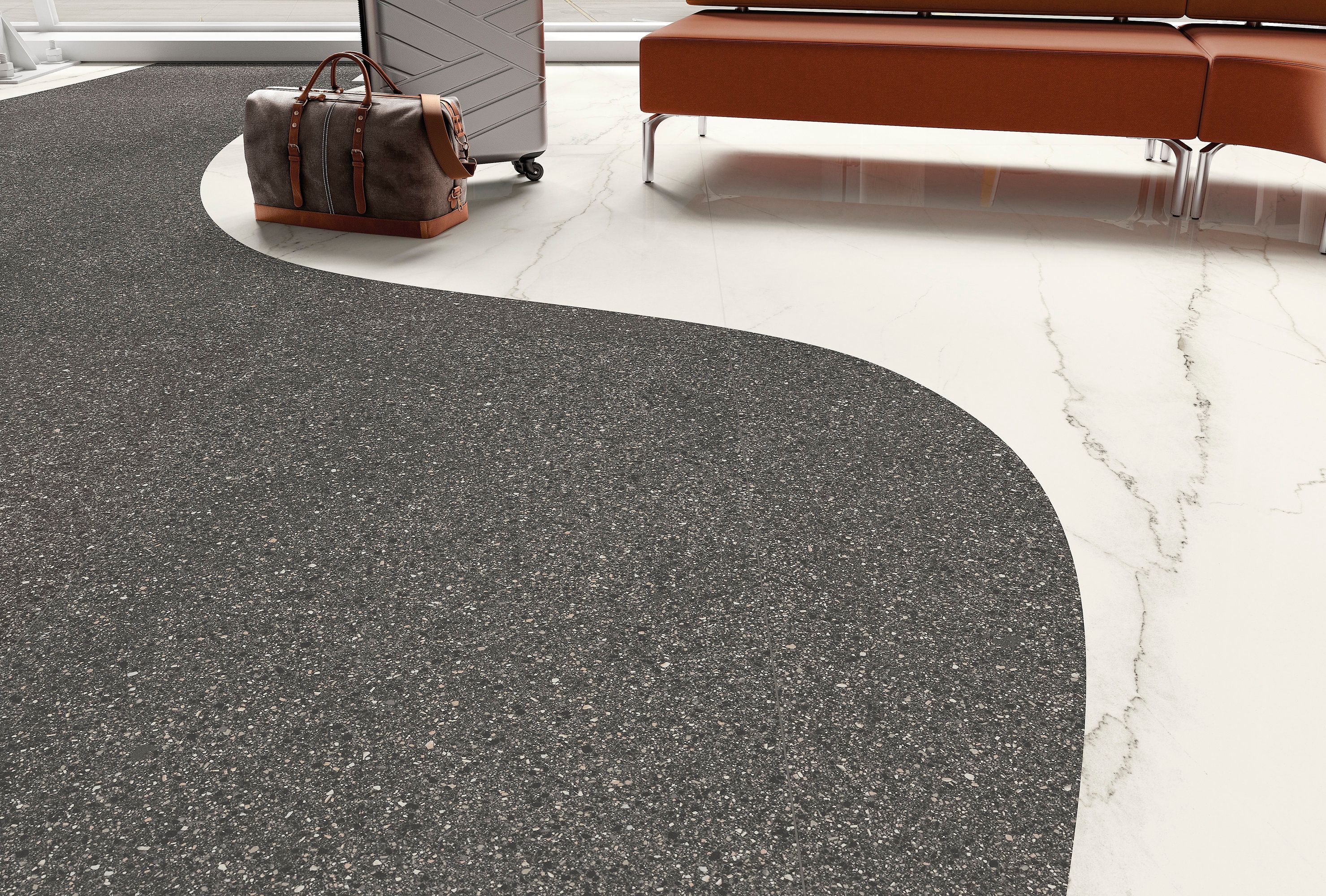 Пол / облицовка керамогранита с эффектом гранита для внутреннего и наружного применения FMG Palladio ARCH-00147778 - Вид №2