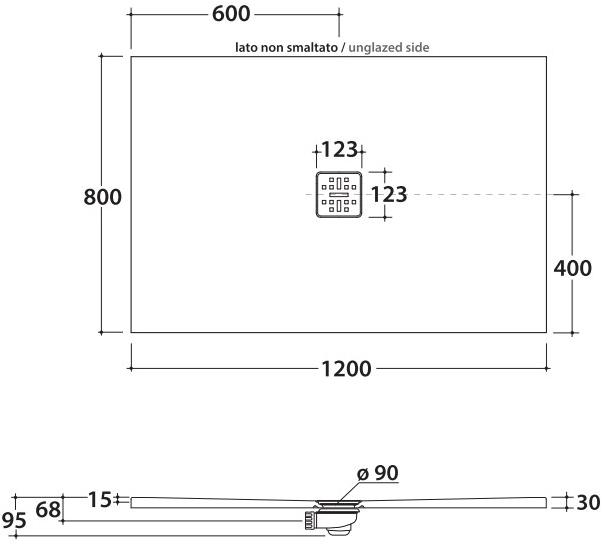 Ceramica Globo Поддон керамический прямоугольный Docciatre sun-id-1348815 - Вид №12