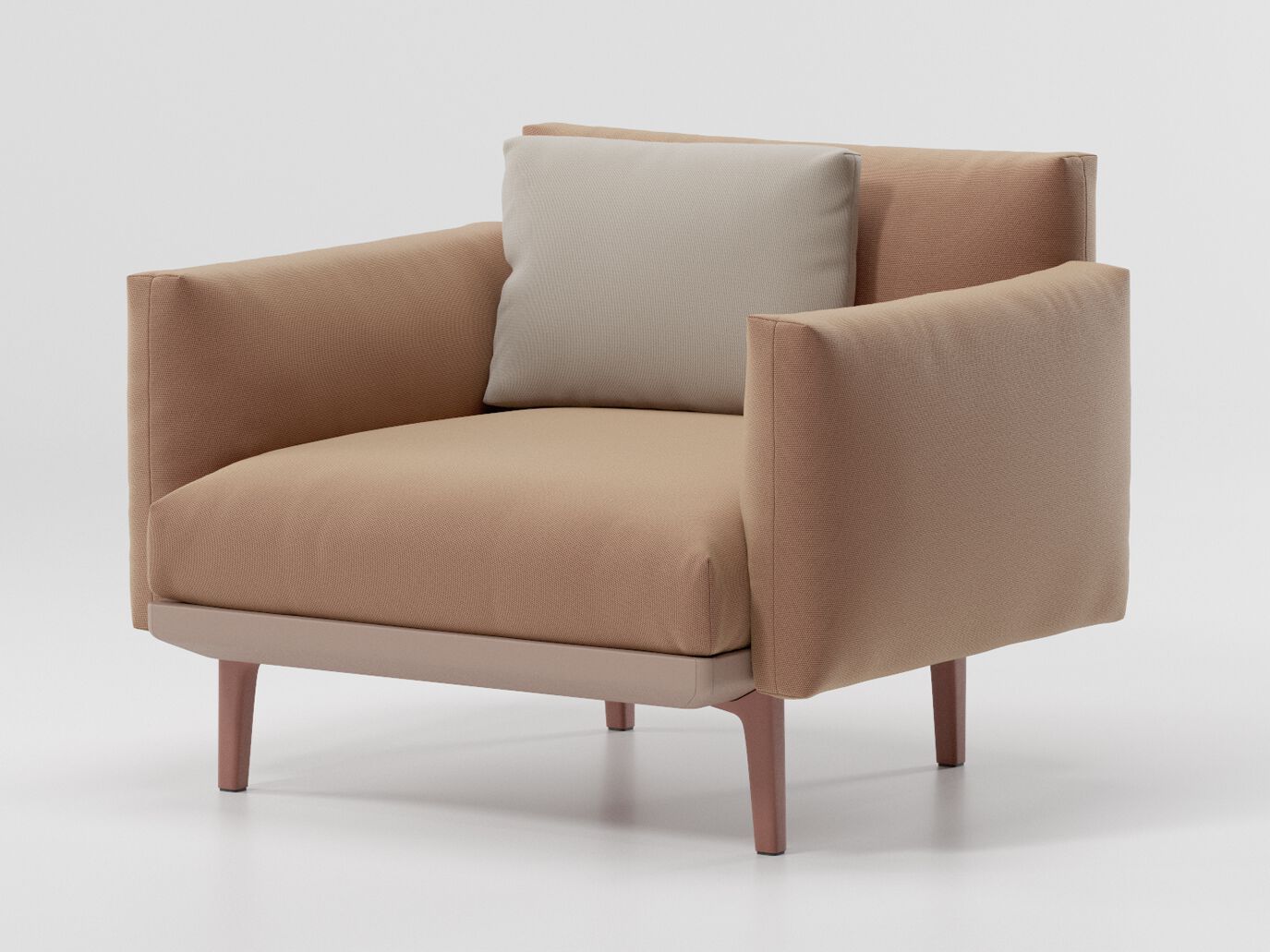 Тканевое садовое кресло с подлокотниками Kettal Boma ARCH-00067402