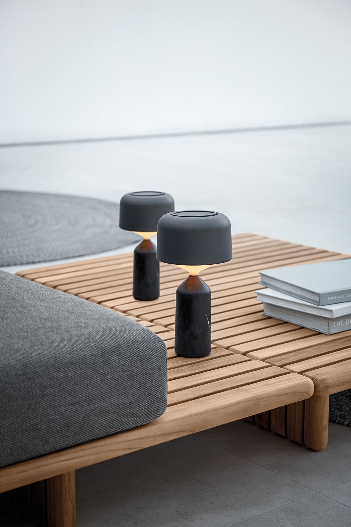 Модульный садовый диван из ткани и тика Gloster палуба ARCH-00059176 - Вид №6