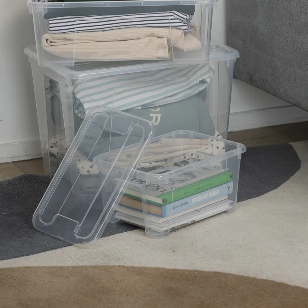 Контейнер с крышкой 28x20x14 см 5 л полипропилен цвет прозрачный Santreyd Серия отсутствует STLM-2012607 - Вид №5