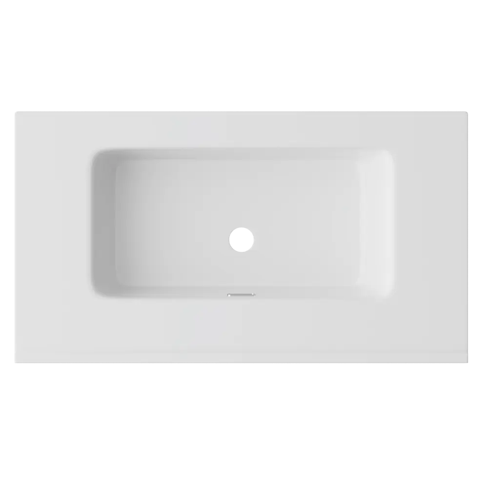 Раковина AM.PM Struktura для тумбы 80 см в белом цвете 86746440 STLM-0071204