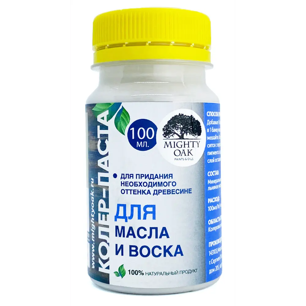 Колер-паста Mighty Oak И-07 0.1 л цвет ваниль Santreyd STLM-2161466