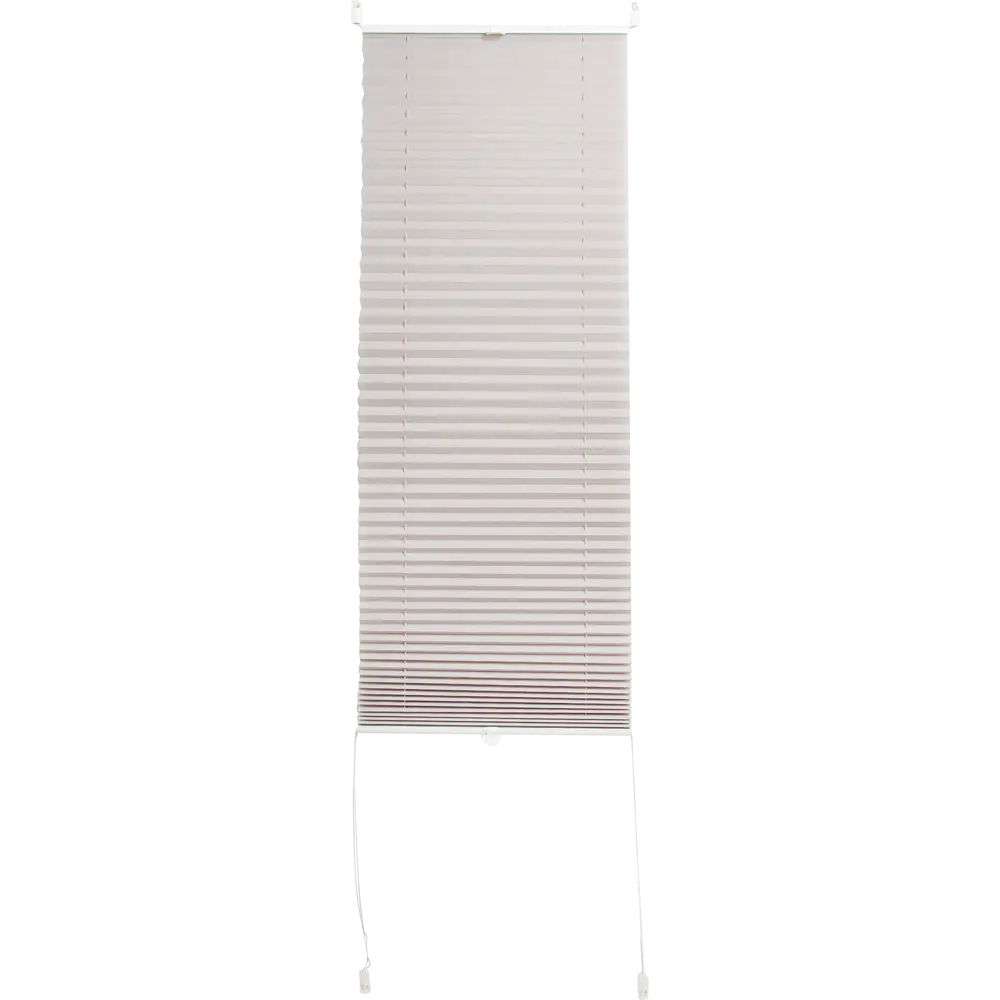 Штора плиссе «Плайн», 35х160 см, текстиль, цвет серый Santreyd STLM-2155578 - Вид №1