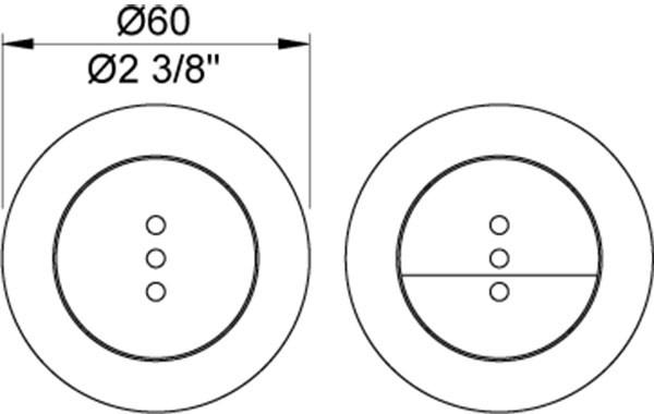 VOLA Кнопка смыва для унитаза sun-id-1508306 - Вид №3