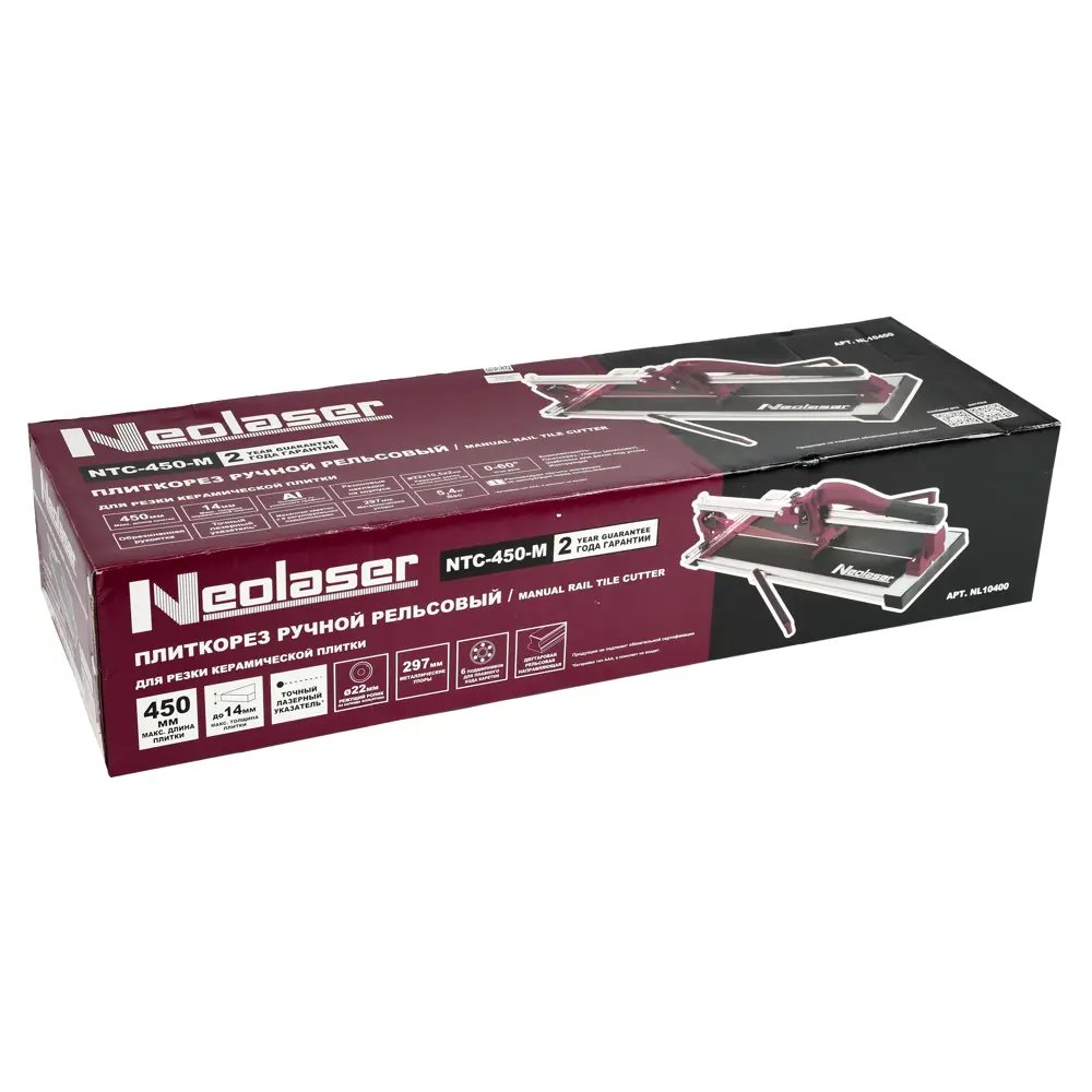 Плиткорез ручной рельсовый NEOLASER NTC-450-M 450 мм 89398764 STLM-1444104 - Вид №8