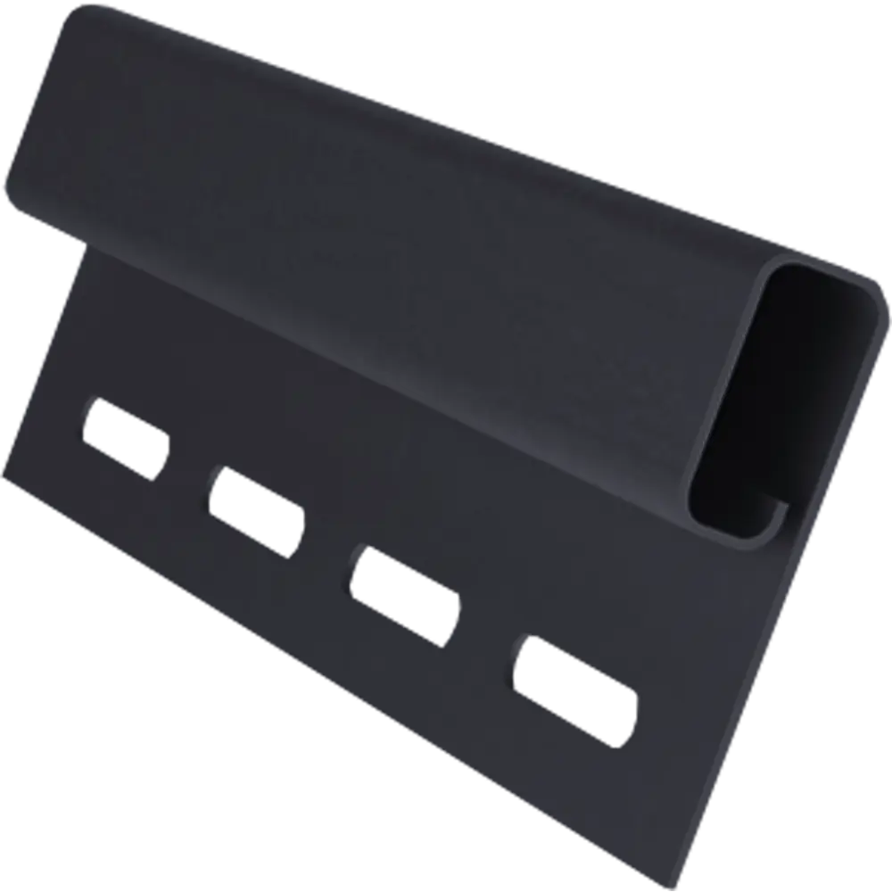 Планка финишная Grand Line Acryl цвет графит STLM-2177743