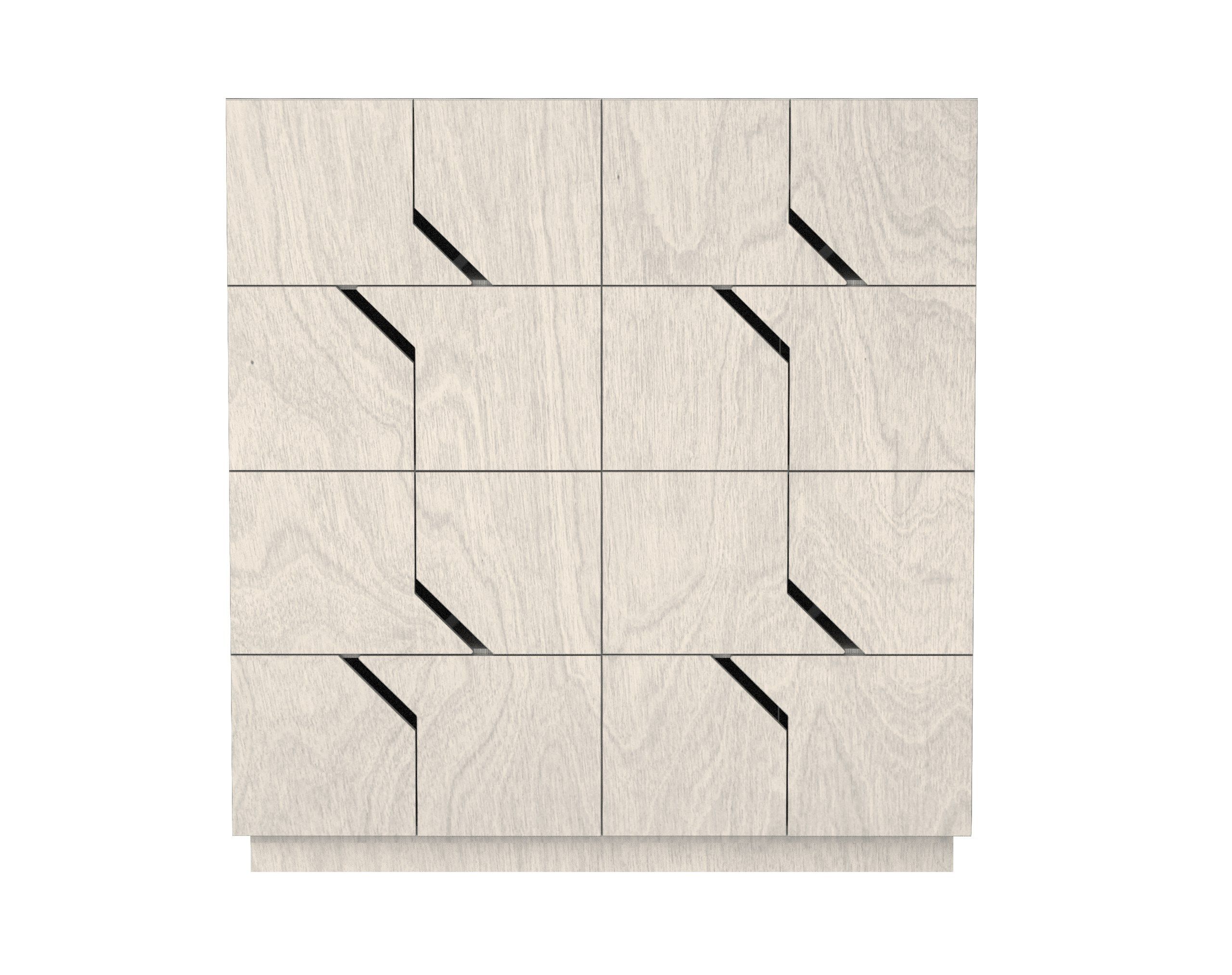 Березовый шкаф с распашными дверцами Radis Лабиринт ARCH-00104291 - Вид №5