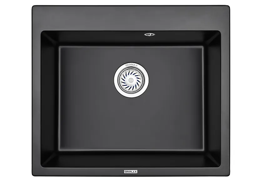 6001, ТУРМАЛИН, кухонная мойка, кварц GRANULA 6001-ST129 - Вид №1
