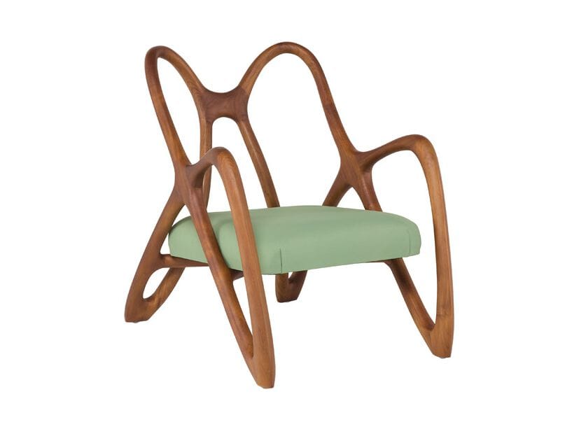 Садовое кресло из тикового дерева с подлокотниками Il Giardino di Legno Nanto ARCH-00020271