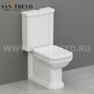 418101 Бачок моноблок 40 см цвет Белая глазурь Kerasan Waldorf Италия