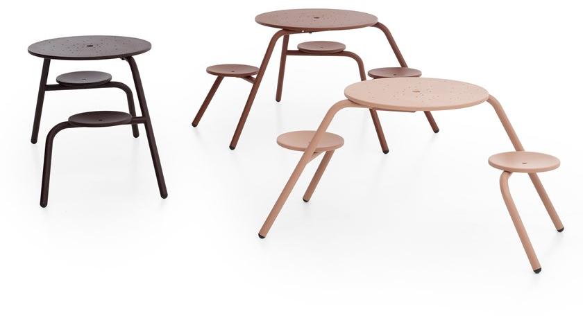 Extremis Стол для общественных мест со встроенными стульями sun-id-1443859 - Вид №5