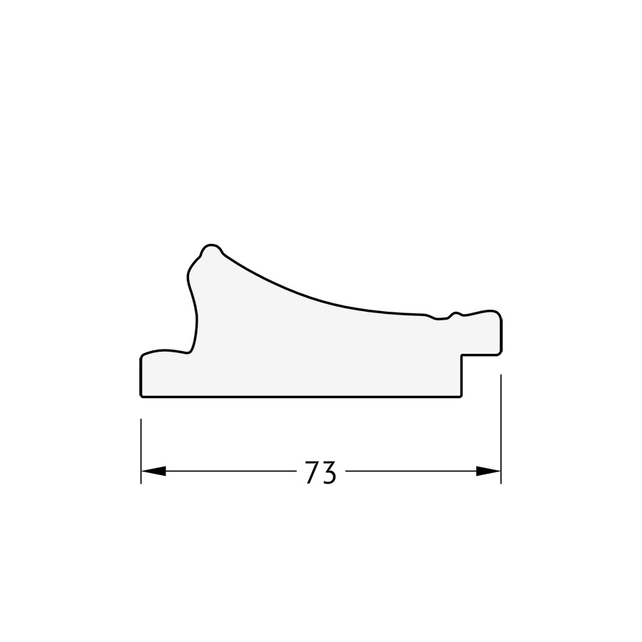 BY 1273 Зеркало с фацетом в багетной раме - медный эльдорадо 73 mm EVOFORM Exclusive - Вид №3