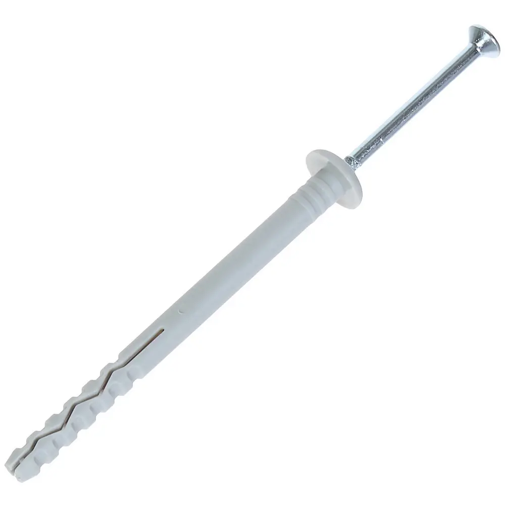 Дюбель-гвоздь гриб Standers 8x100 мм нейлон цвет серый 8 шт STLM-2152125 - Вид №1