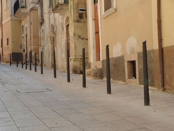 Стальной столб боллард для цепей Neri Carya ARCH-00061073 - Вид №2