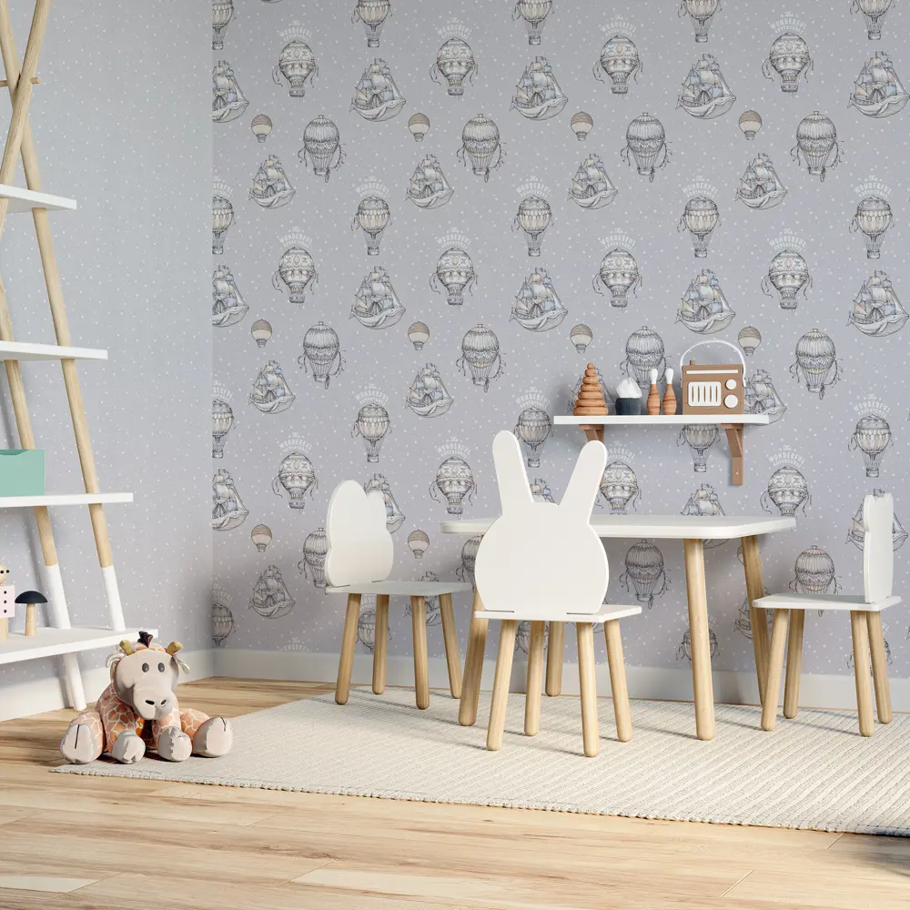 PALITRA HOME Wonderful - флизелиновые обои серебристого оттенка 82770565 STLM-0035773 - Вид №6