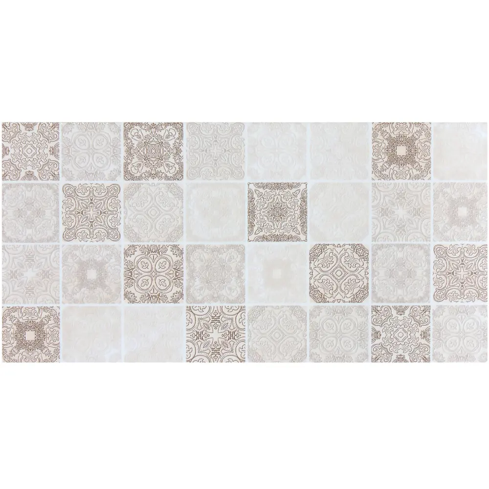 Плитка настенная Нефрит-Керамика Art 20х40 см 1.2 м2 цвет бежевый 2 STLM-2161170