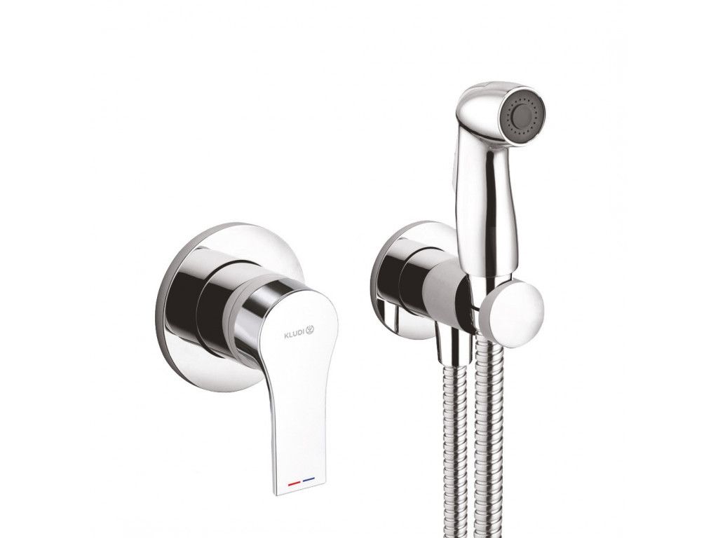 489990565 гигиенический набор - комплект KLUDI ZENTA SL хром 