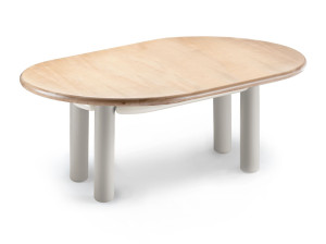 Овальный дубовый обеденный стол