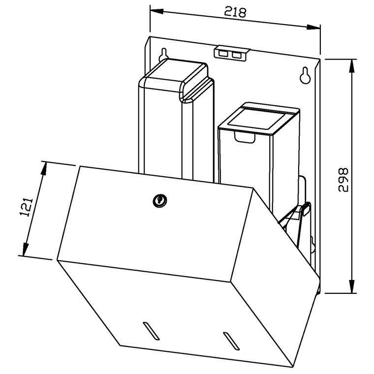727726 Комбинированное мыло/дезинфицирующее средство (сенсор) WP585e-7 WAGNER_EWAR Wagner Ewar  - Вид №1