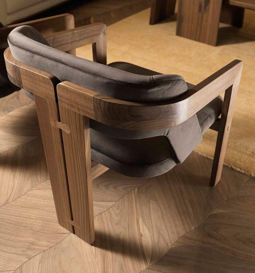 Arte Brotto Кожаное кресло с подлокотниками Leonardo L71n - Вид №3