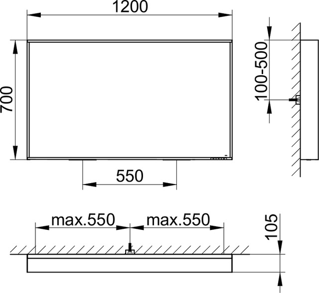 33096ZZ3000 Зеркало с подсветкой KEUCO Plan - Вид №12