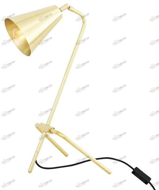 Mullan Lighting Регулируемая настольная лампа из латуни  Mltl043 