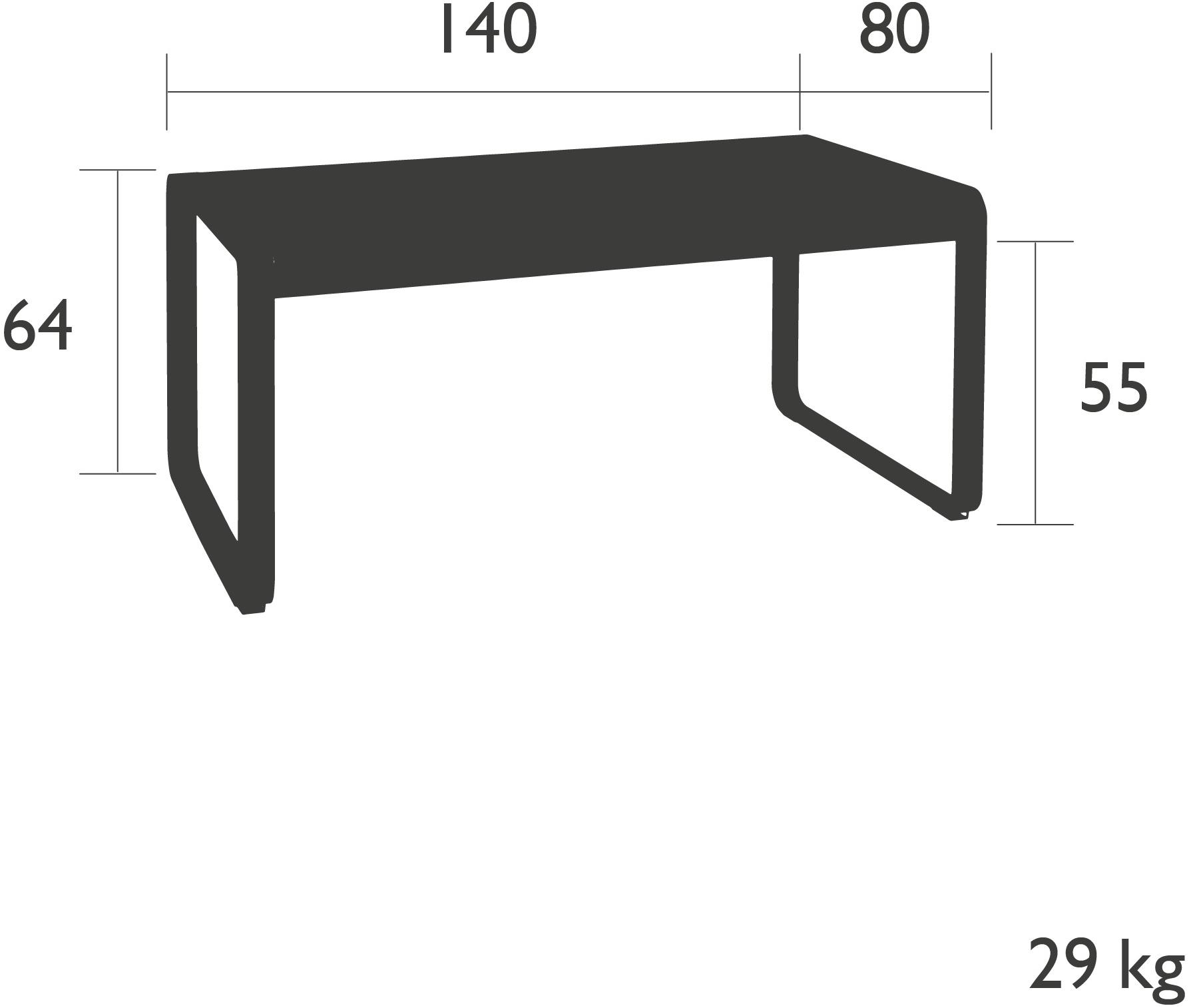 Fermob Санный стол для сада Bellevie 8457 - 8459 - Вид №6