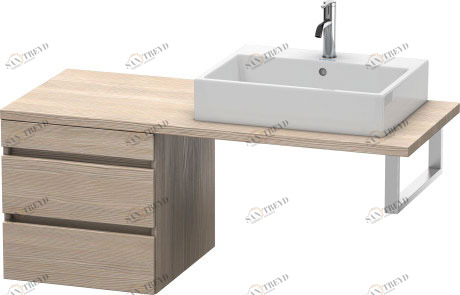 DS533703131 DuraStyle Шкафчик для консоли Сосна серебристая, декор Duravit